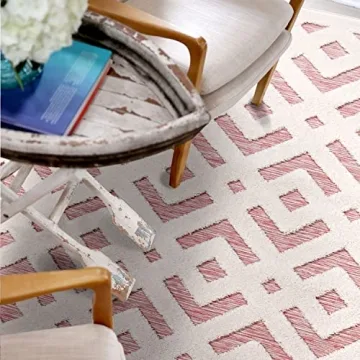 Simply Southern Cottage Covington Area Rug 5x7 Pink