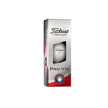 Titleist Pro V1x One Dozen High Number Golf Balls,White