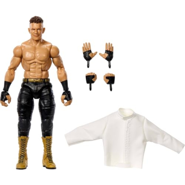 Mattel WWE Elite Action Figure & Accessories - Channing ‘Stacks’ Lorenzo with 25 Articulation Po...