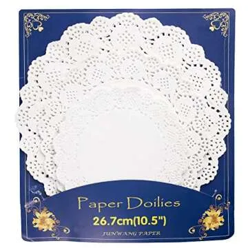 HAKSEN 108 PCS Paper Lace Doilies for Any Occasion