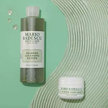 Mario Badescu Seaweed Cleasing Lotion for Combination, Dry and Sensitive Skin |Facial Toner that Clarifies and Replenishes |Formulated with Witch Hazel & Bladderwrack Extract| 8 FL OZ