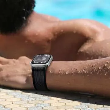 Maledan Nylon Sport Loop Band for Apple Watch Comfort