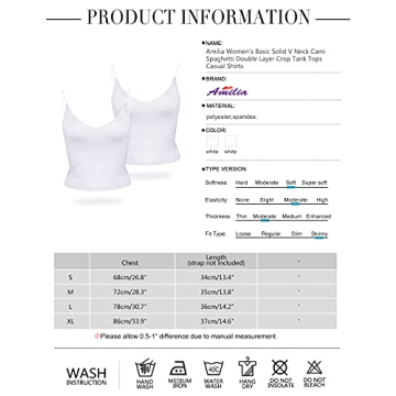 Trendy Amilia Women's V Neck Cami Crop Top for All