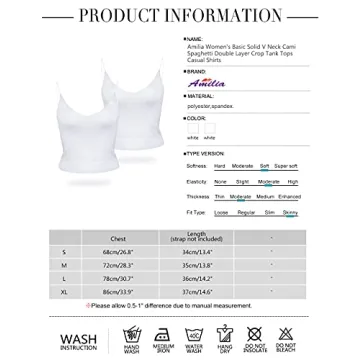 Trendy Amilia Women's V Neck Cami Crop Top for All