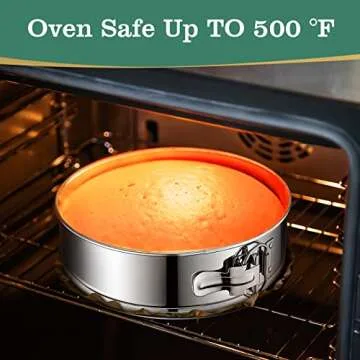E-Gtong 9 Inch Springform Cake Pan - Safe & Versatile Baking