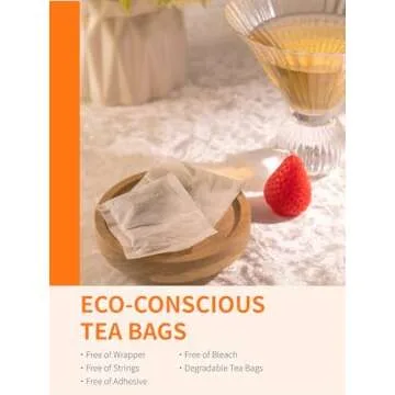 TeeLux Barley Tea Bags, Pure Roasted Caffeine-Free Flavor