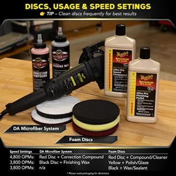 Meguiar's MT300 Pro Power DA Polisher for Shine
