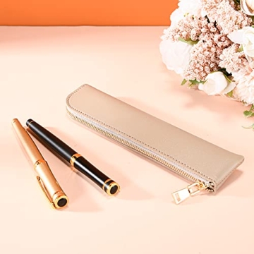 Sluxa Leather Pencil Case for Stylish Organization