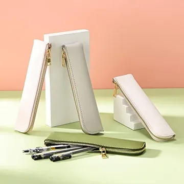 Sluxa Leather Pencil Case for Stylish Organization