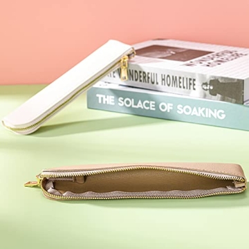 Sluxa Leather Pencil Case for Stylish Organization
