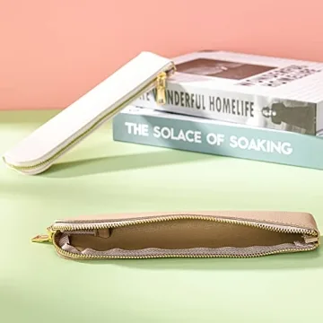 Sluxa Leather Pencil Case for Stylish Organization