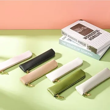 Sluxa Leather Pencil Case for Stylish Organization