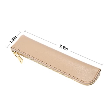 Sluxa Leather Pencil Case for Stylish Organization