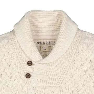 Boys' Organic Shawl Collar Sweater - Hope & Henry