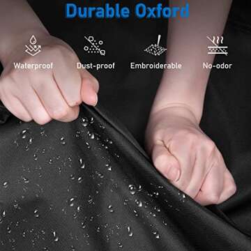 MISSLO 54" Garment Bag for Travel - Durable Dress Cover