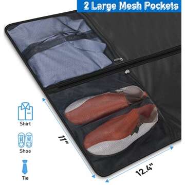 MISSLO 54" Garment Bag for Travel - Durable Dress Cover