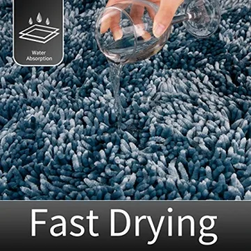 Yimobra Chenille Bathroom Rug - Luxury Soft Bath Mat