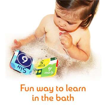 Floating Baby Bath Books Set of 4 for Educational Fun