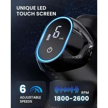 RENPHO Massage Gun Deep Tissue, FSA HSA Eligible Percussion Muscle Massage Gun for Athletes, Portable Electric Handheld Massager Gun, LED Touch Display Carry Case Power