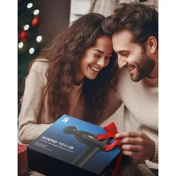 RENPHO Massage Gun Deep Tissue, FSA HSA Eligible Percussion Muscle Massage Gun for Athletes, Portable Electric Handheld Massager Gun, LED Touch Display Carry Case Power