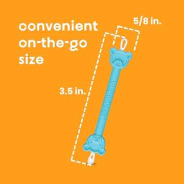 oogiebear: Baby Nose Cleaner & Ear Wax Removal Tool - Safe Booger & Earwax Removal for Newborns, Infants, Toddlers - Dual-Ended - Essential Baby Stuff, Diaper Bag Must-Have, with CASE