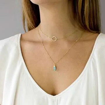 LOYATA Dainty Choker Necklace | Elegant Gift for Women