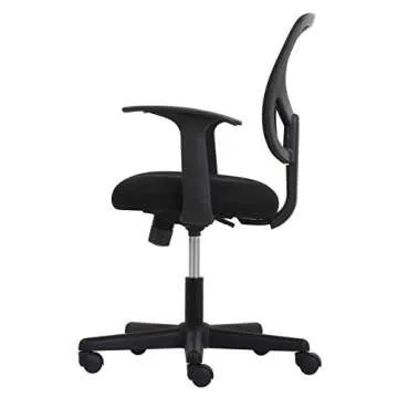 OFM ESS Collection Mesh Back Office Chair, 24.5" D x 24.25" W x 38.50" H, Black, Black