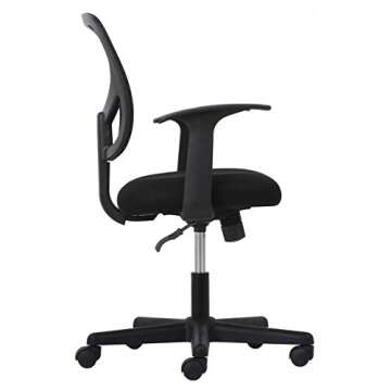 OFM ESS Collection Mesh Back Office Chair, 24.5" D x 24.25" W x 38.50" H, Black, Black