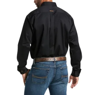 Ariat Classic Fit Black Twill Shirt for Men - XXL