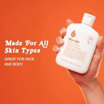 Bio-Oil Moisturizing Body Lotion for Dry Skin, Ultra-Lightweight High-Oil Hydration, with Jojoba Oil, Rosehip Oil, Shea Oil, and Hyaluronic Acid, 5.9 oz