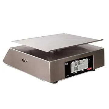 TORREY LPC40L Electronic Price Computing Scale, Rechargeable Battery, Stainless Steel Construction, 100 Memories, 8 Direct Access Keys , 40 lb
