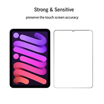 Ailun Screen Protector for iPad Mini [8.3 Inch] [Mini 7 A17 Pro 7th Gen 2024 & Mini 6th Gen 2021 Release] Tempered Glass 2.5D Edge,iPad Mini 7 & 6,Case Friendly [2 Pack]