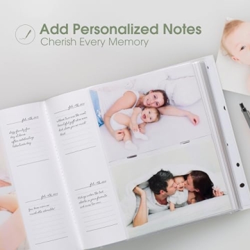 Pearhead Hello Baby Photo Album for New Parents, Holds 200 Photos