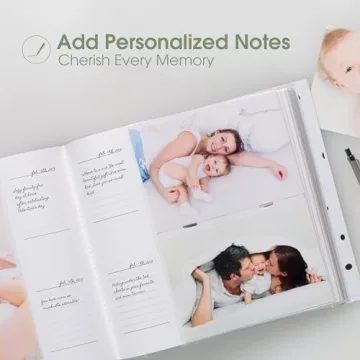 Pearhead Hello Baby Photo Album for New Parents, Holds 200 Photos