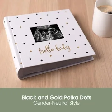 Pearhead Hello Baby Photo Album for New Parents, Holds 200 Photos