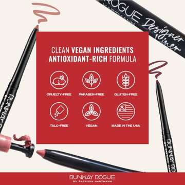 Runway Rogue Designer Lip Liner Pencil - Trendsetter