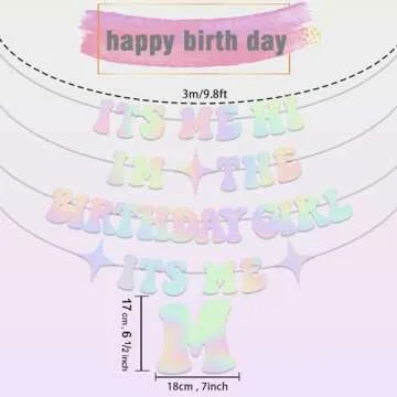 Its Me Hi Im The Birthday Girl Banner for Parties
