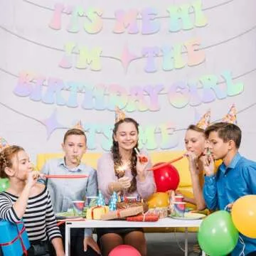 Its Me Hi Im The Birthday Girl Banner for Parties