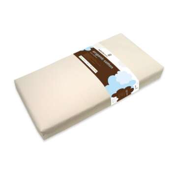 Organic Cotton Lightweight Crib Mattress with Sheets