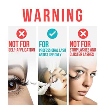 Extra Strong Eyelash Glue & Primer Bundle for Professionals