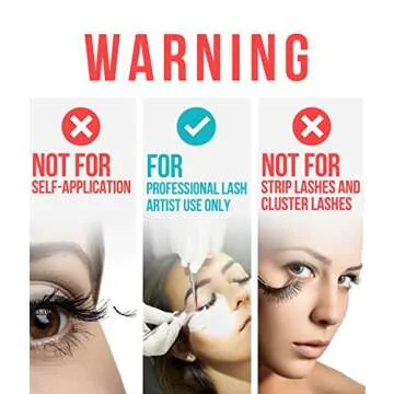 Extra Strong Eyelash Glue & Primer Bundle for Professionals