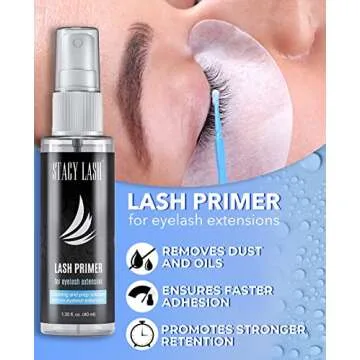 Extra Strong Eyelash Glue & Primer Bundle for Professionals