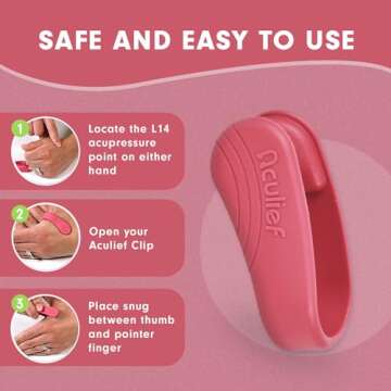 Aculief Wearable Acupressure for Headache and Stress