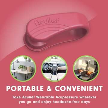 Aculief Wearable Acupressure for Headache and Stress