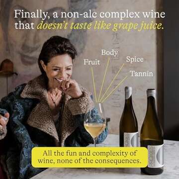 Proxies Non-Alcoholic Wine Alternative Starter Trio Set 3-Pack (1 Blanc Slate, 1 Gold Crush, 1 Red Ember) | Low Sugar, Low Calorie, Vegan, Gluten-Free | Alcohol-Free Wine, 750mL bottles