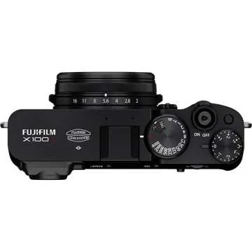 Fujifilm X100V Digital Camera (Black) Bundle with Padded Carry Case, Deluxe Cleaning Kit, Creative Filter Kits, and More