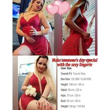 Avidlove Women's Sleepwear Sexy Nightgowns for Women Chemise Lingerie Modal Sleepwear Wine Red M