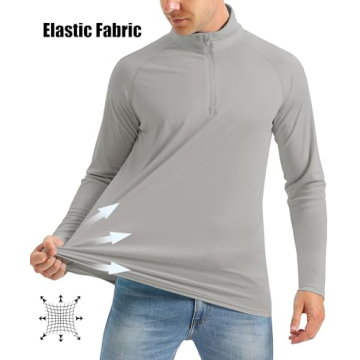 Men's Long Sleeve Sun Shirt UPF 50+ Quick Dry Outdoor Apparel