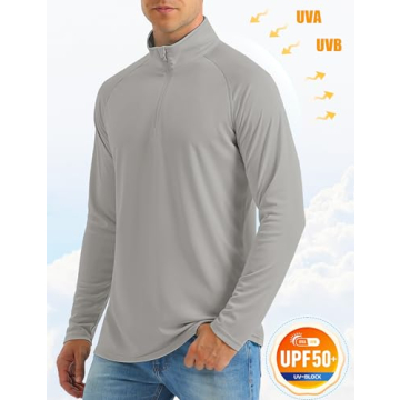Men's Long Sleeve Sun Shirt UPF 50+ Quick Dry Outdoor Apparel