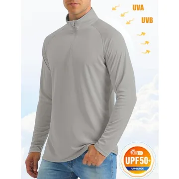 Men's Long Sleeve Sun Shirt UPF 50+ Quick Dry Outdoor Apparel